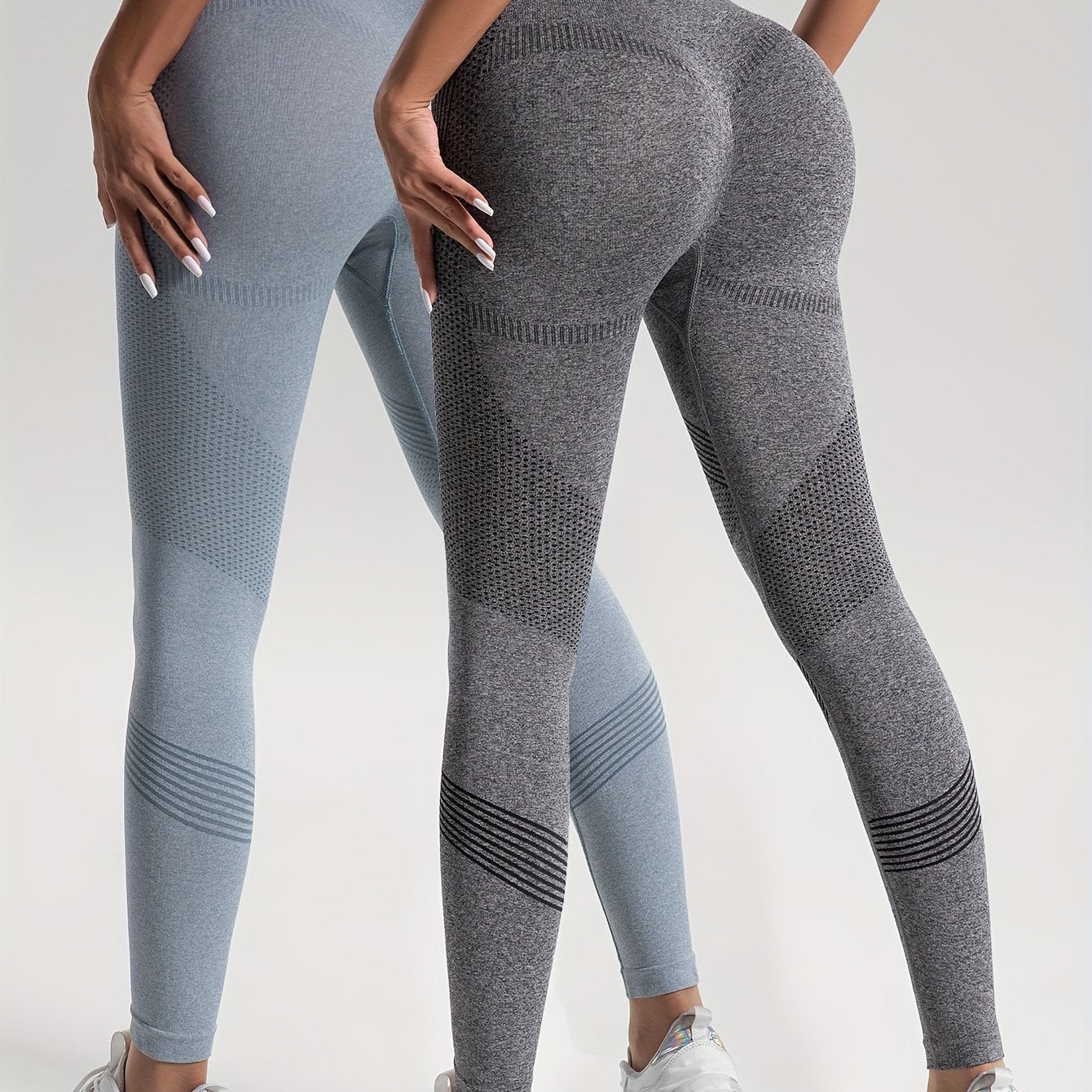 Heidi Fashion | Elegance Zestaw 2 legginsów fitness w kropki do stylowych treningów