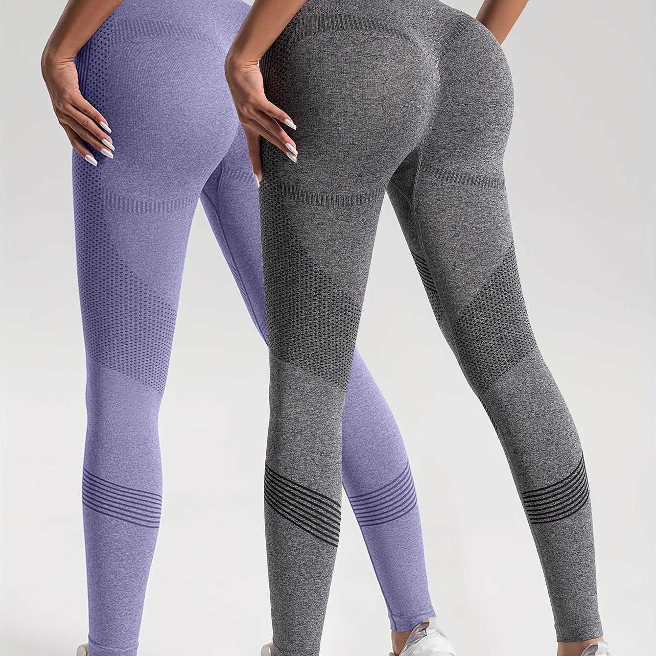 Heidi Fashion | Elegance Zestaw 2 legginsów fitness w kropki do stylowych treningów