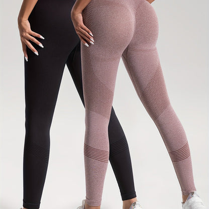 Heidi Fashion | Elegance Zestaw 2 legginsów fitness w kropki do stylowych treningów
