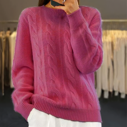 Sweter z półgolfem w stylu vintage - Libby