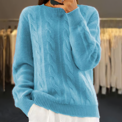 Sweter z półgolfem w stylu vintage - Libby