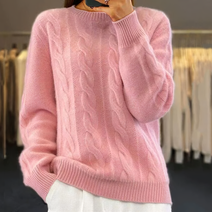 Sweter z półgolfem w stylu vintage - Libby