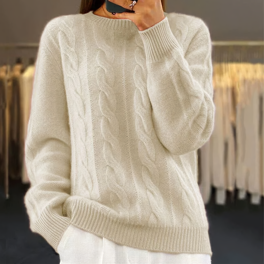 Sweter z półgolfem w stylu vintage - Libby
