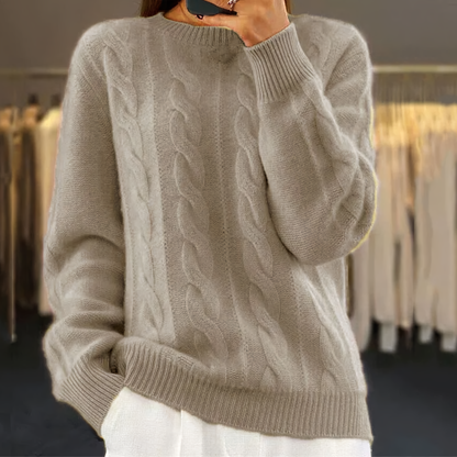 Sweter z półgolfem w stylu vintage - Libby