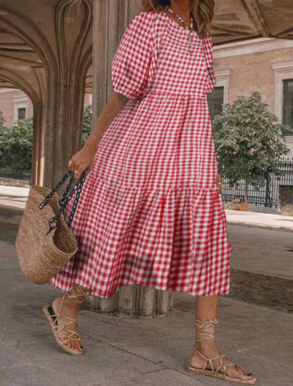 Lattisha - Damska sukienka na co dzień