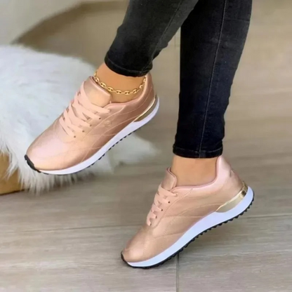 Ella | Damskie skórzane buty sportowe