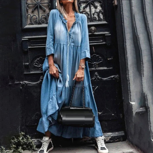 Nina - Wygodna sukienka maxi