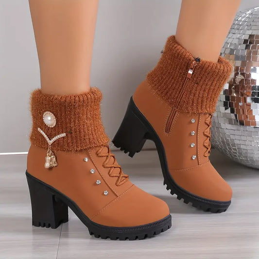 Damskie buty na koturnie - Ghislaine