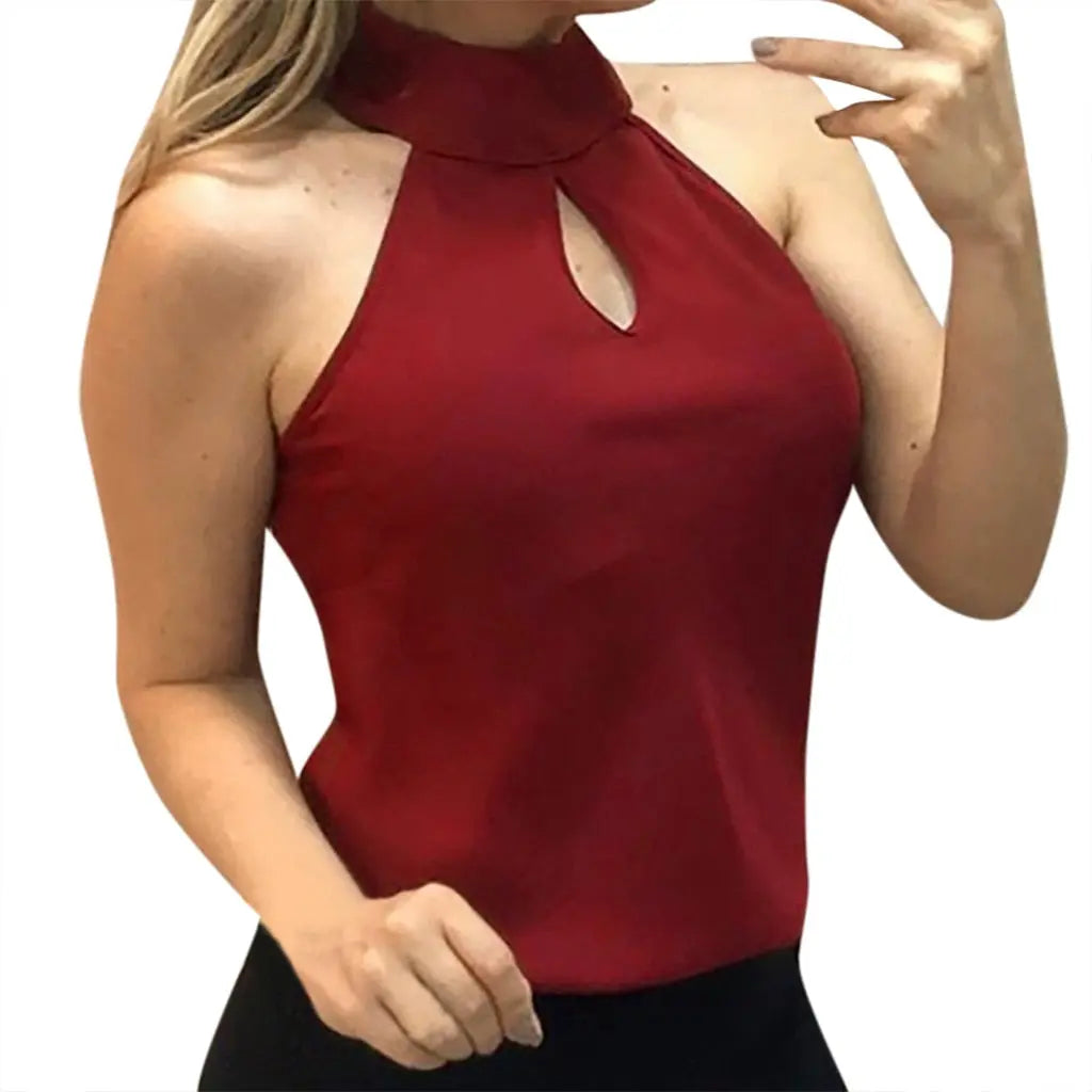 Lauren - Top na ramiączkach dla kobiet - elegancki i wszechstronny