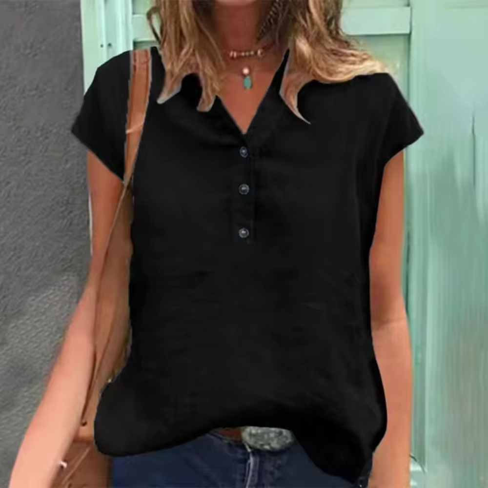 Lydia - Letnia bluzka oversize w stylu vintage