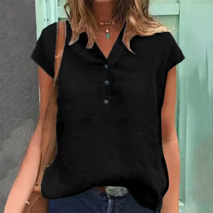 Lydia - Letnia bluzka oversize w stylu vintage