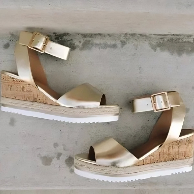 Zoe® | Stylowe sandały z klinowym obcasem