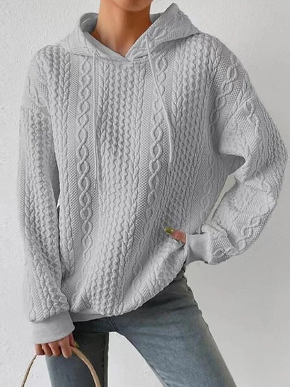 Zimowy sweter z kapturem - Margot