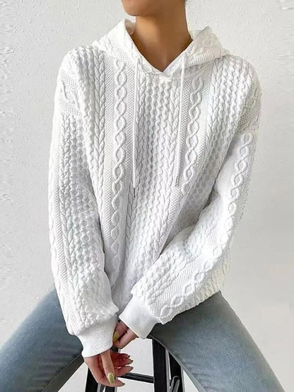 Zimowy sweter z kapturem - Margot