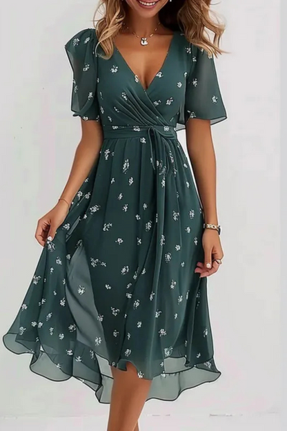 Monroe | Letnia elegancka sukienka szyfonowa