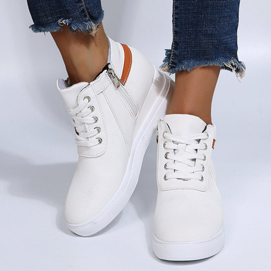 Nicoletta - Damskie sznurowane buty na wysokim obcasie