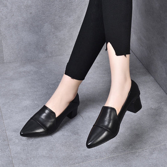 Luksusowe szpiczaste buty damskie - Shivani