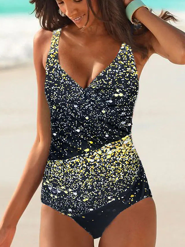 Seksowne kolorowe bikini z gradientem kolorów