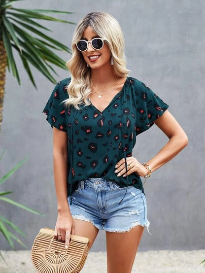 Joy | Boho Chic Bluzka w kwiaty Modny letni styl
