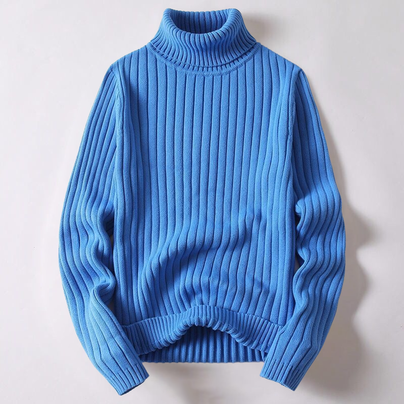 Wygodny wełniany sweter z golfem Lorenzo | Merino