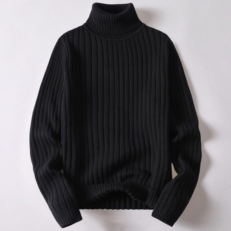 Wygodny wełniany sweter z golfem Lorenzo | Merino