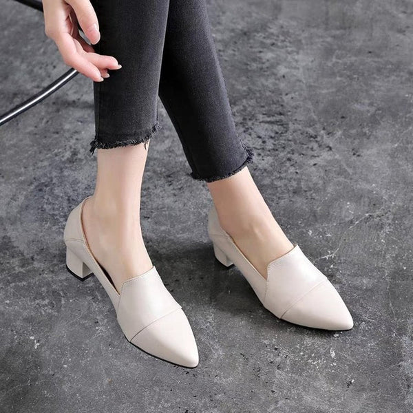 Luksusowe szpiczaste buty damskie - Shivani