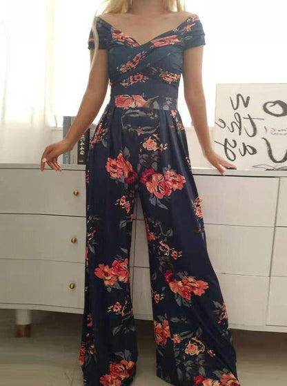 Laurine - Elegancki kombinezon z nadrukiem