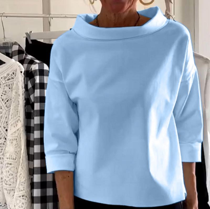 Elegancki top z wysoką stójką dla kobiet