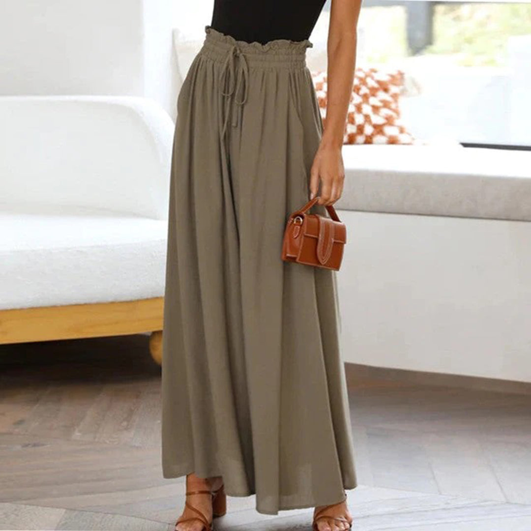 CHANTAL - Eleganckie spodnie baggy