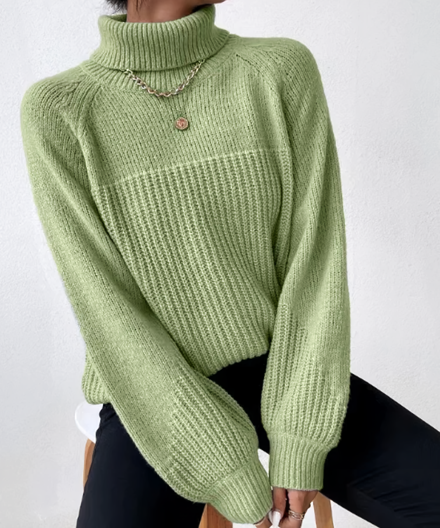Sweter z raglanowymi rękawami - Robyn