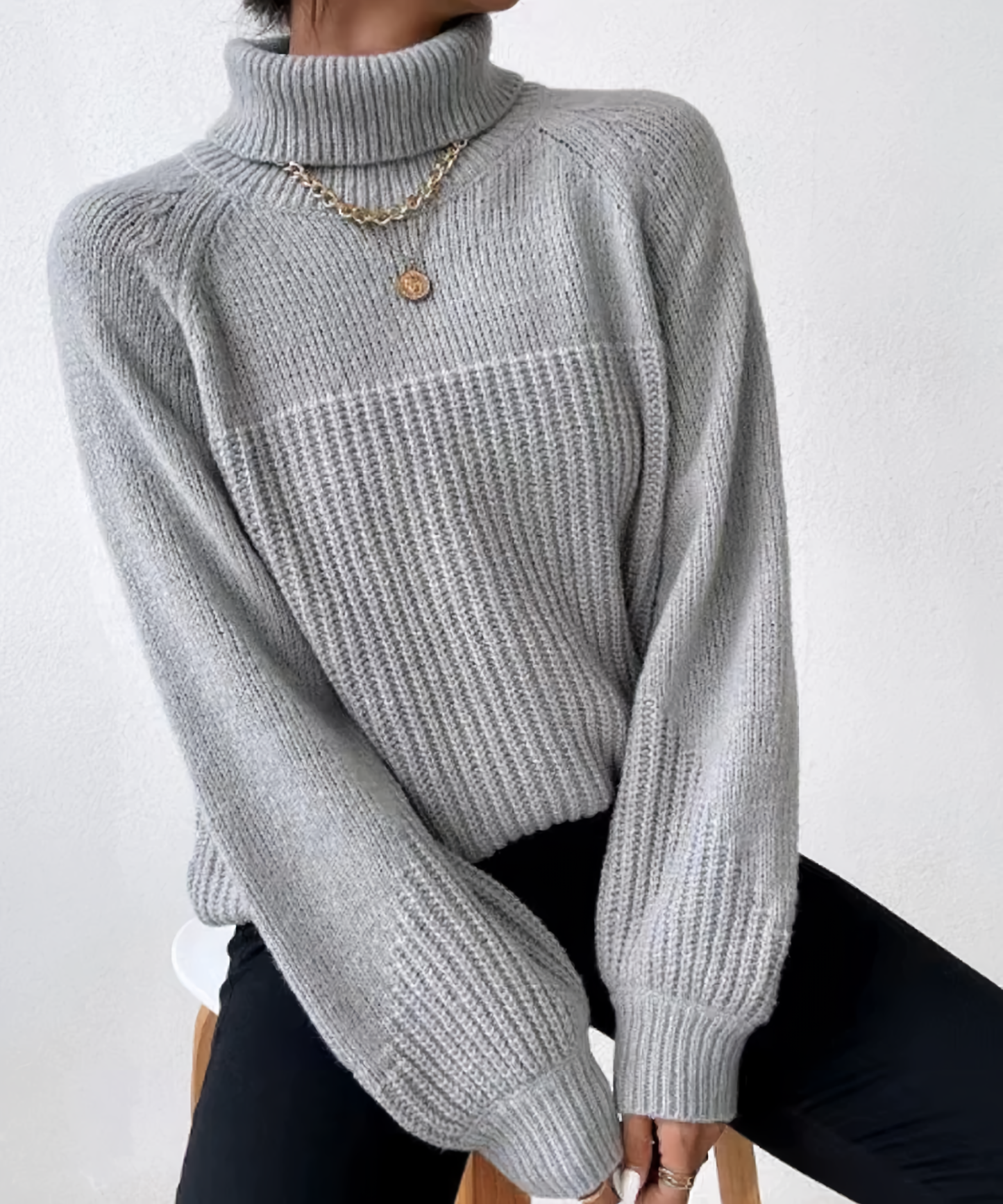 Sweter z raglanowymi rękawami - Robyn