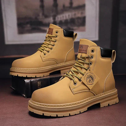 Skórzane buty | Dominic - wytrzymałe i modne - idealne na co dzień