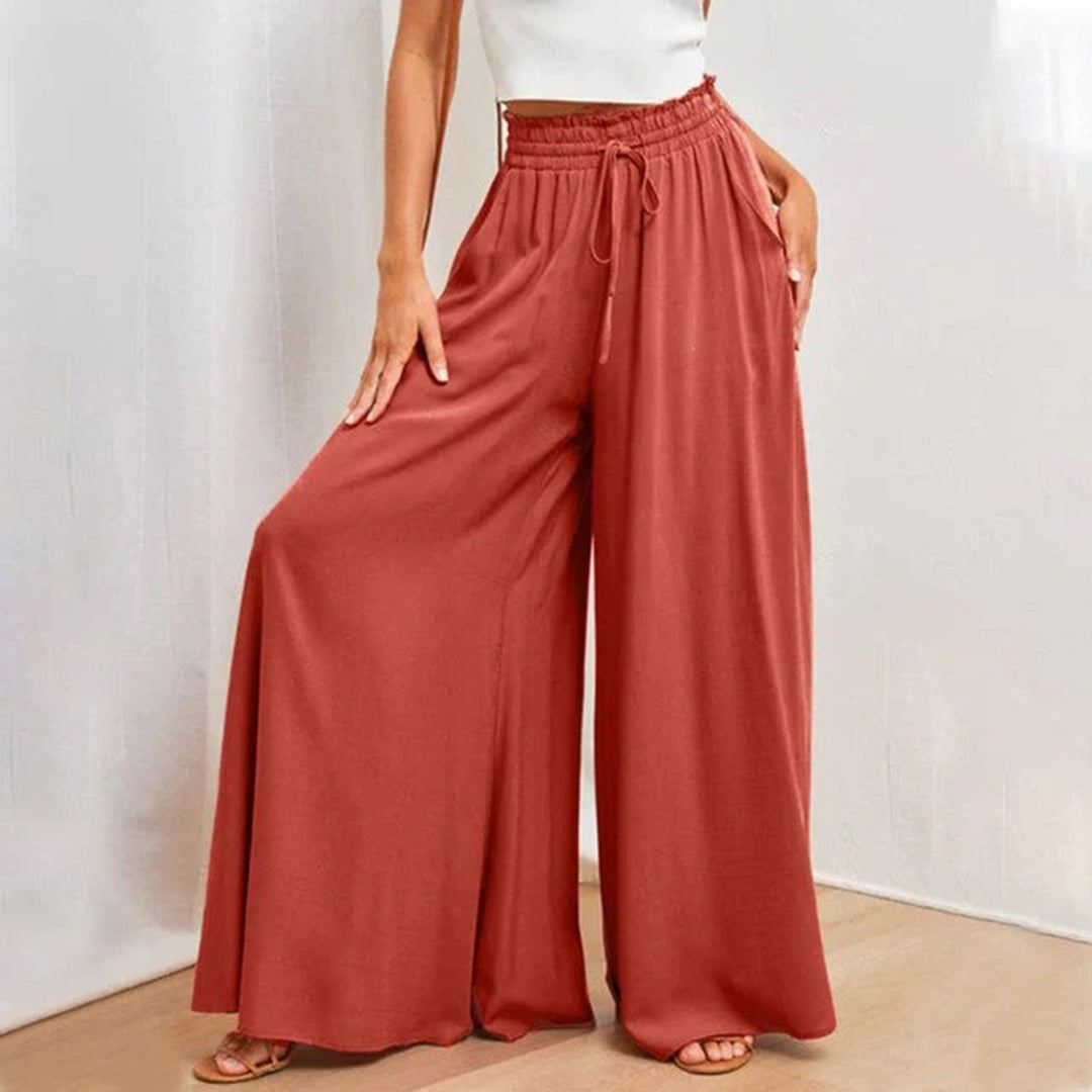 CHANTAL - Eleganckie spodnie baggy
