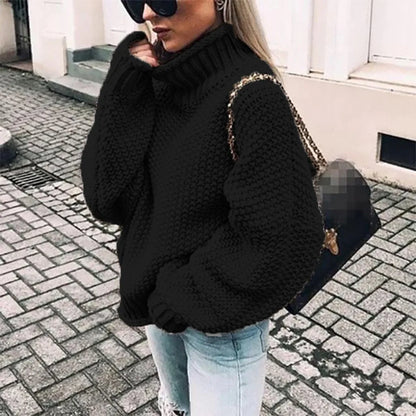 Sweter Layla z nietoperzowymi rękawami