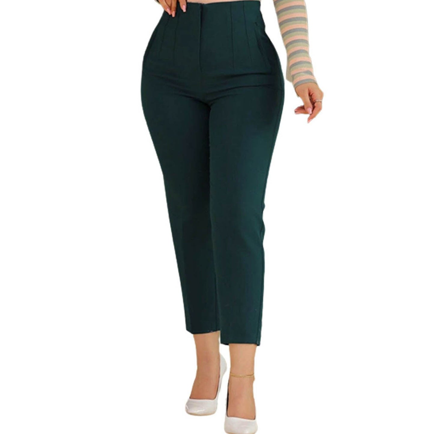 Allegra Hose - Damskie wąskie spodnie z wysokim stanem zapewniające stylowy wygląd