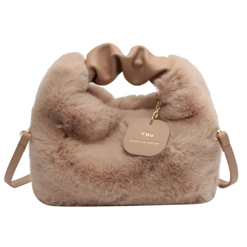 Puszysta damska torba crossbody