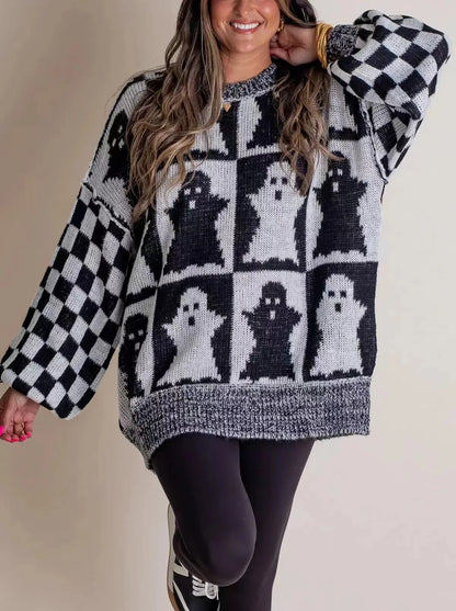 Sweter z dzianiny Else