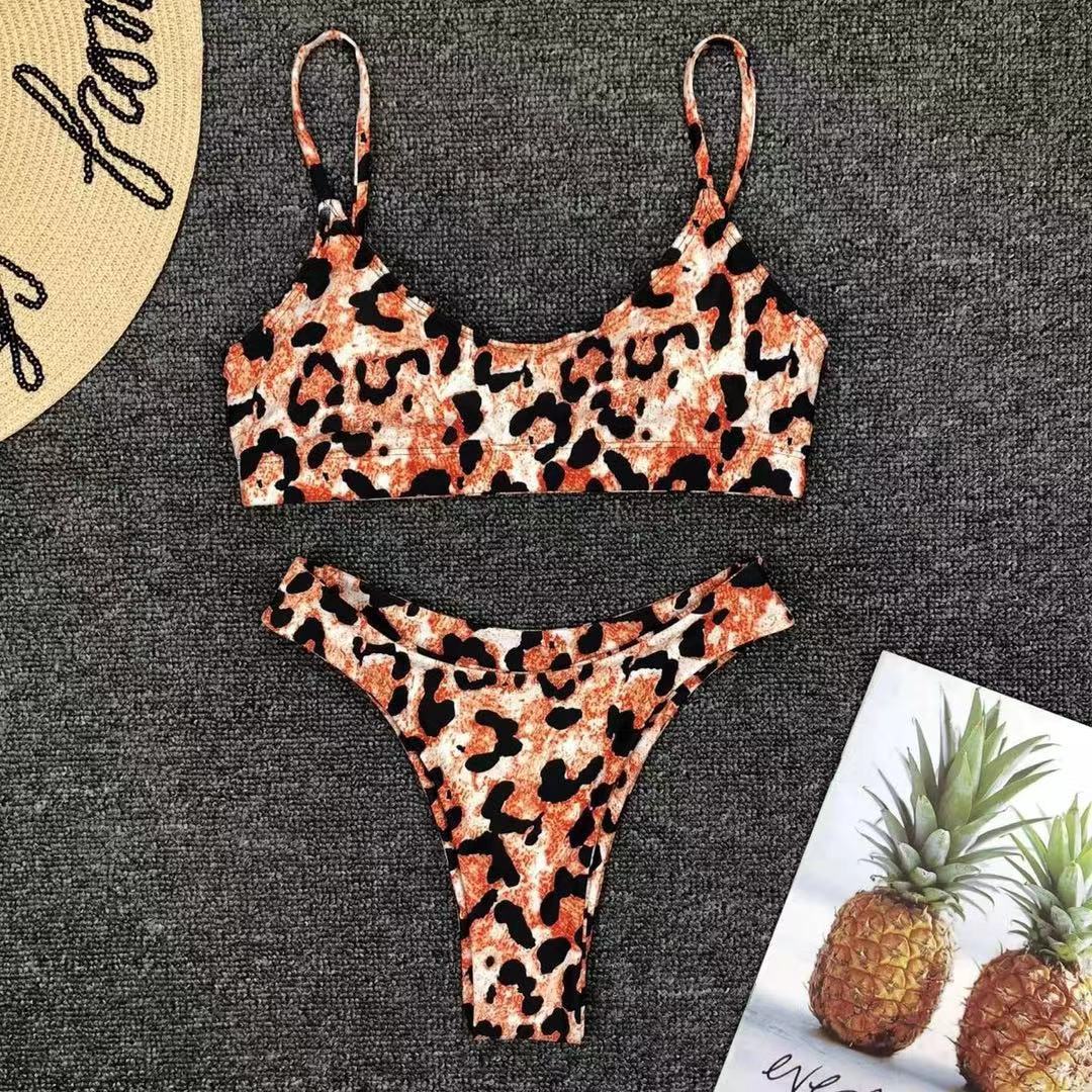 Bikini z nadrukiem zwierzęcym Ava | Przygotuj się na ryk na plaży