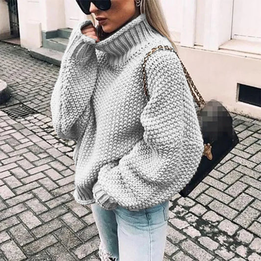 Sweter Layla z nietoperzowymi rękawami