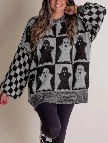 Sweter z dzianiny Else