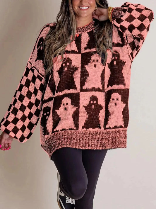 Sweter z dzianiny Else