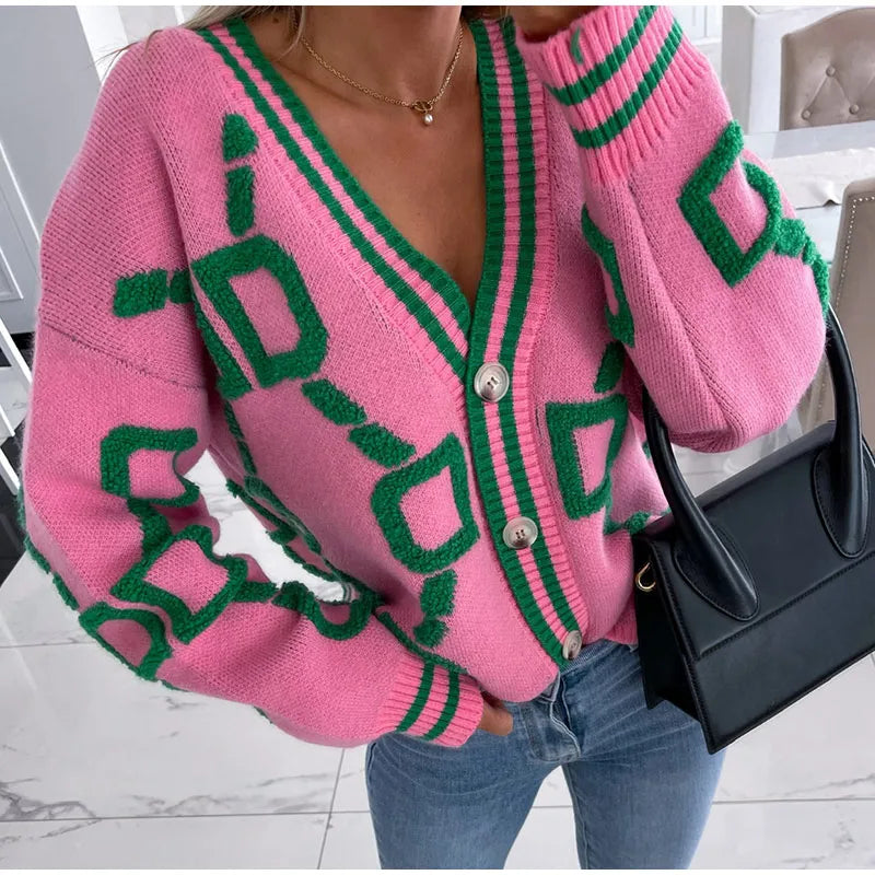 Sweter damski z dzianiny Queta