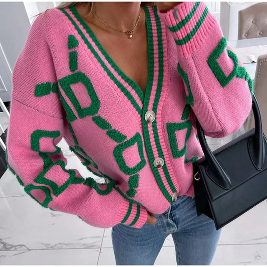 Sweter damski z dzianiny Queta