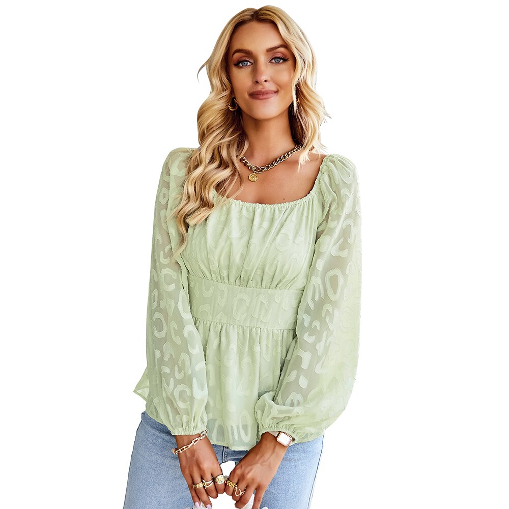 CharliesShirt I Bluzka z bufiastymi rękawami dla kobiet