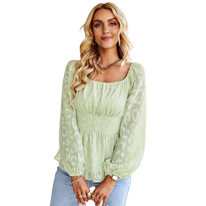 CharliesShirt I Bluzka z bufiastymi rękawami dla kobiet