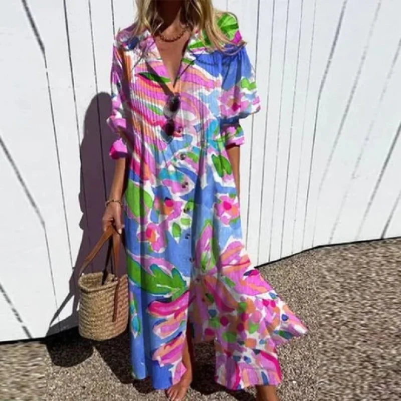 Elegancka sukienka w stylu boho