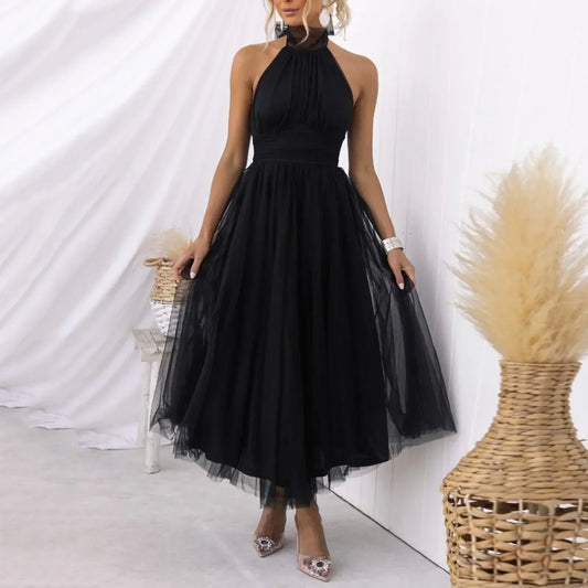 Elegancka sukienka bez rękawów