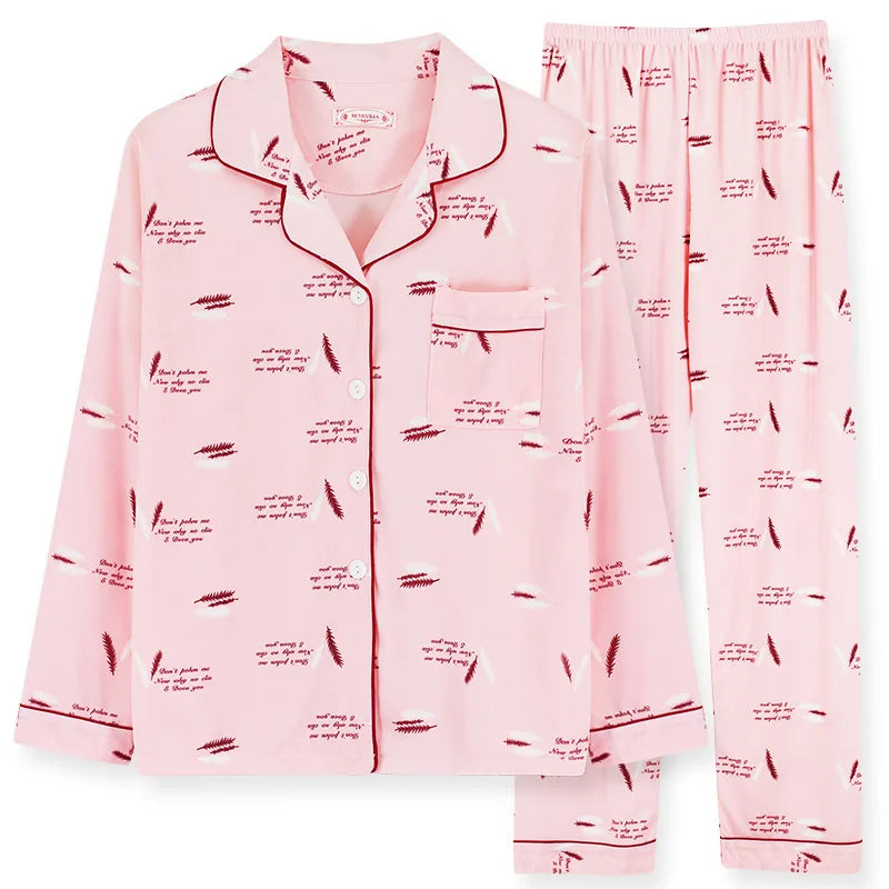 Heidi Fashion | Wygodny zestaw piżamowy z zabawnym nadrukiem dla kobiet
