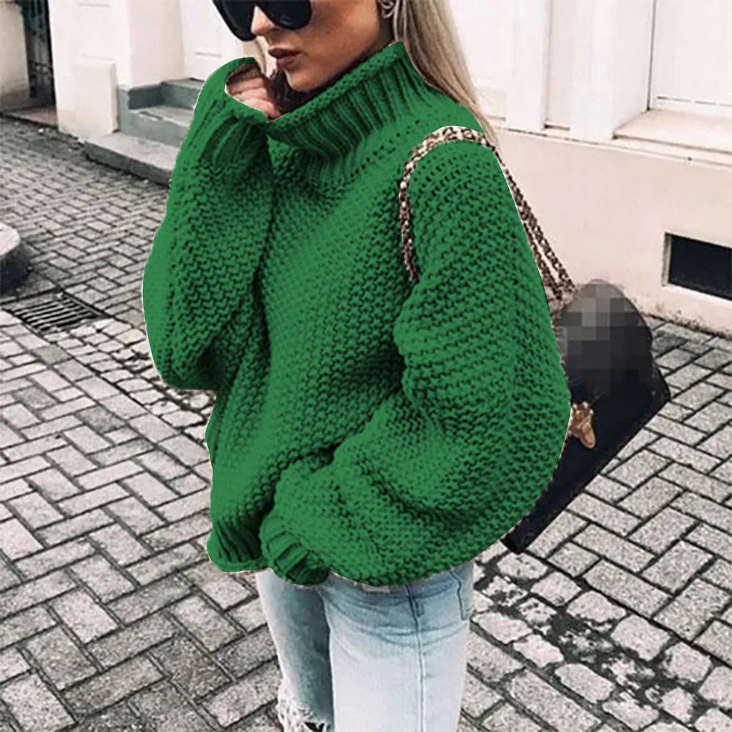 Sweter Layla z nietoperzowymi rękawami