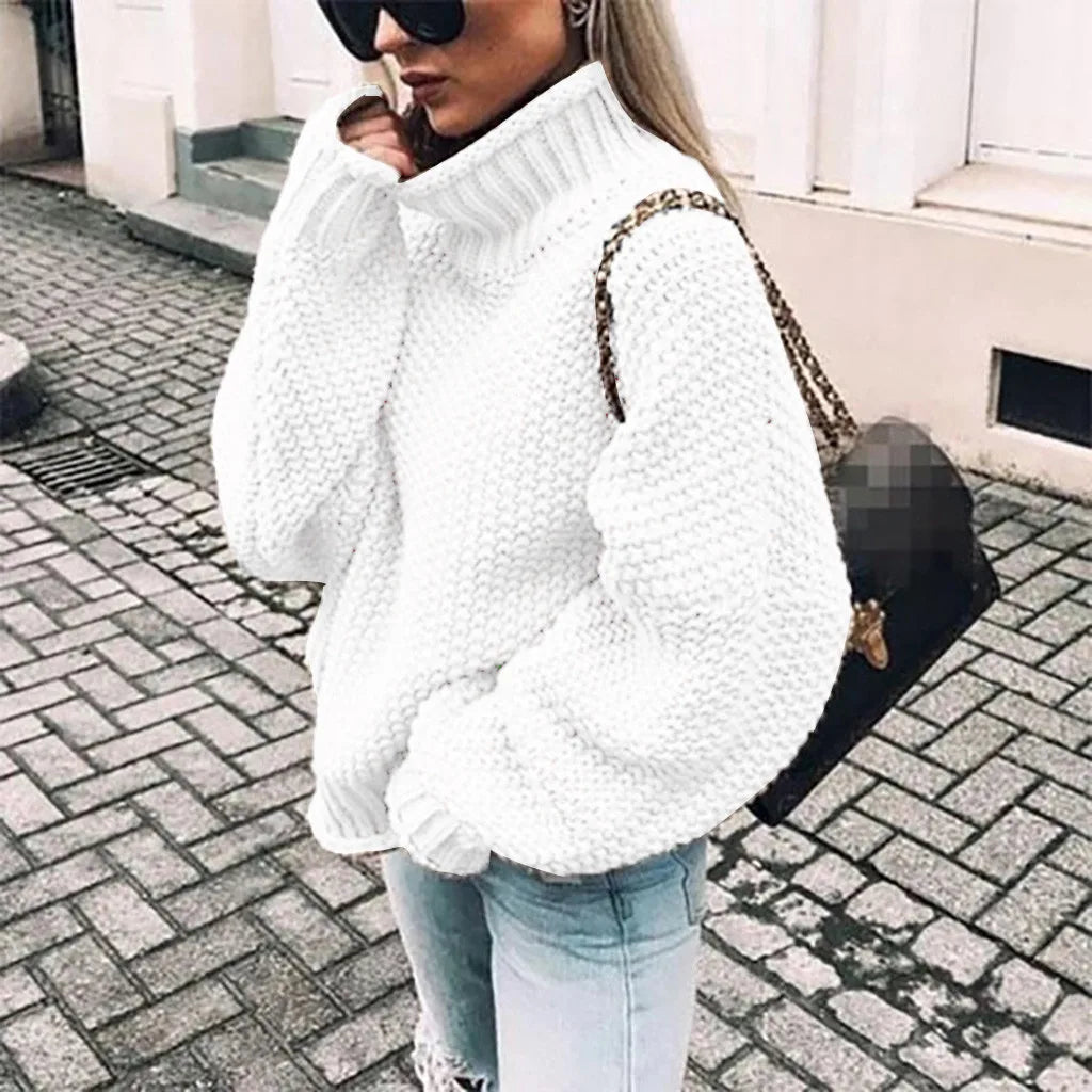 Sweter Layla z nietoperzowymi rękawami